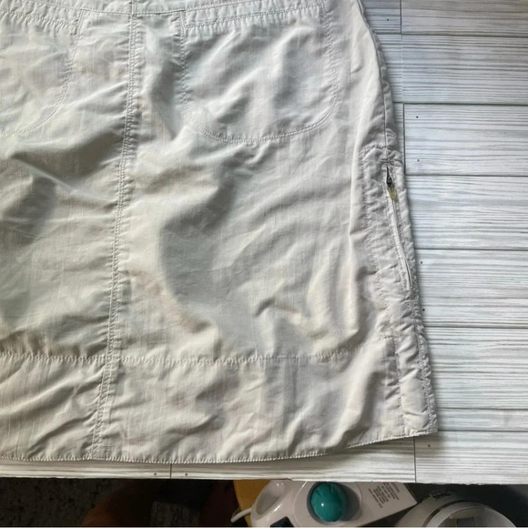 Llbean tan cargo athletic hiking skirt with pockets women’s size 10 - Picture 9 of 13